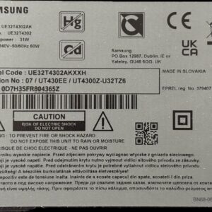 MAINBOARD SAMSUNG UE32T4302AKXXH